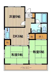 コーポ高橋【1階】の間取り