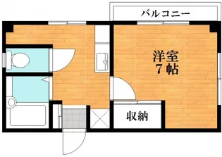 コーポあきしの【2階】の間取り