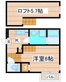 ハーモニーテラス将監(将監2丁目B)【2階】の間取り