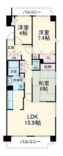 グランドメゾン六番町【2階】の間取り