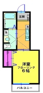 ランドヒルズ妙蓮寺【1階】の間取り