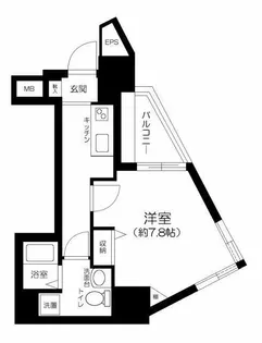 Le lion東向島【6階】の間取り