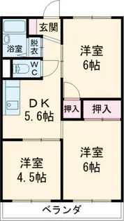 エビスコーポ【2階】の間取り