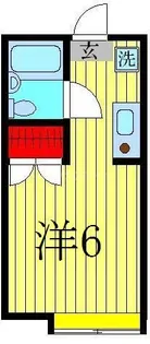 キャピタル中川B【2階】の間取り