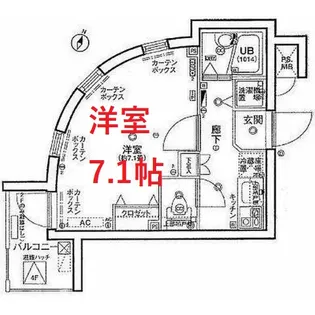シンシア西大井【3階】の間取り