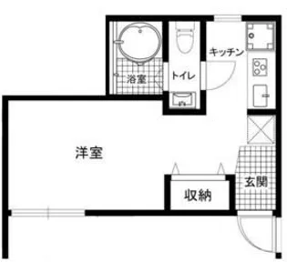 ガーデン南馬込【1階】の間取り