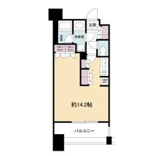 アパートメンツ江坂【3階】の間取り