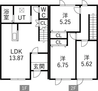 ソレイユ早来Iの間取り