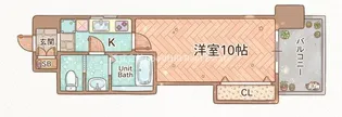 ラグゼ新大阪EAST2【12階】の間取り