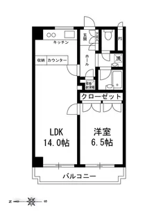 コンフォール目黒【3階】の間取り