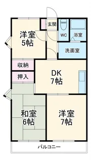 中村レジデンス【2階】の間取り