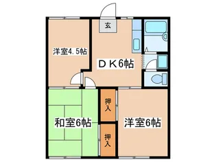 ファミーユK【1階】の間取り