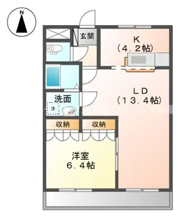 ルミナス【1階】の間取り