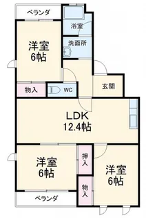 山八第3ビル【5階】の間取り