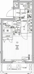 プレミアムキューブ下北沢【1階】の間取り