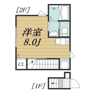 ベレガンス市川【2階】の間取り