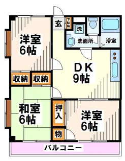 ロイヤルハイムI【1階】の間取り