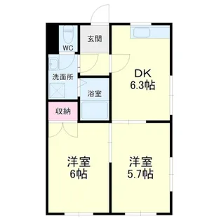 ピアハイツヒロセA棟【3階】の間取り