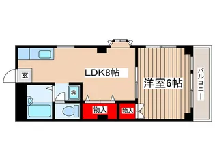 バロンエイジ【2階】の間取り