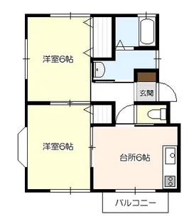 ハイパインII【1階】の間取り