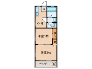 コーポ碧【2階】の間取り