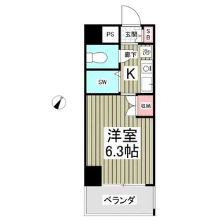 グランヒル松戸【2階】の間取り