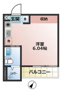 サンライズレジデンス池袋【1階】の間取り