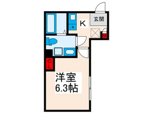 ルナ町屋【3階】の間取り