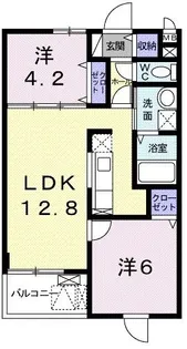 アウローラI【2階】の間取り