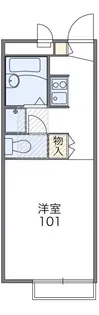 レオパレスタカネ【2階】の間取り