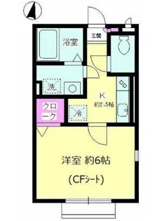 ヴェルデ七里ガ浜【2階】の間取り