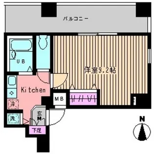 LYNX 東日暮里【7階】の間取り