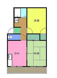 エステートピアひまわり3号【2階】の間取り
