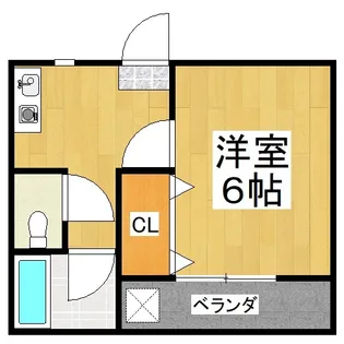 ル・クール瀬戸II棟【1階】の間取り
