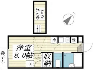 Kビレッジ2【1】【2階】の間取り
