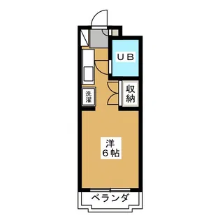 白楽スカイハイツ【2階】の間取り