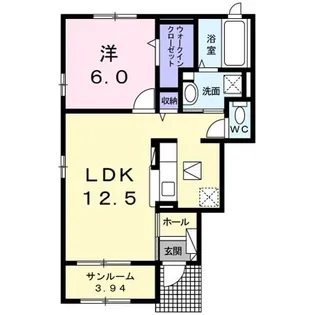 ボナール【1階】の間取り
