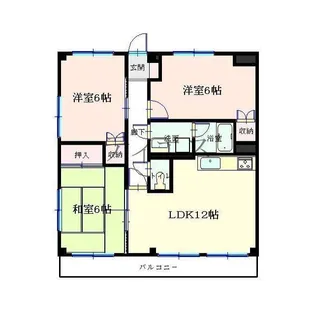 ティエスビル【2階】の間取り