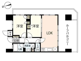 ファビュラス曙【4階】の間取り