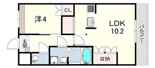 シャンピア【3階】の間取り