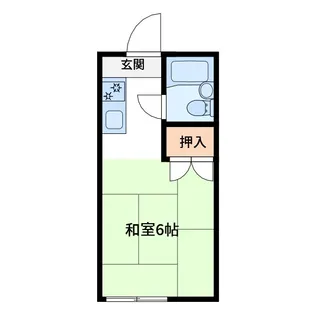 内藤コーポ【2階】の間取り
