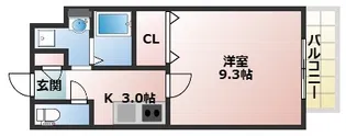 アンブランシェ【3階】の間取り