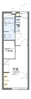 レオパレス美春【1階】の間取り