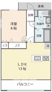 シュロス松前台【3階】の間取り