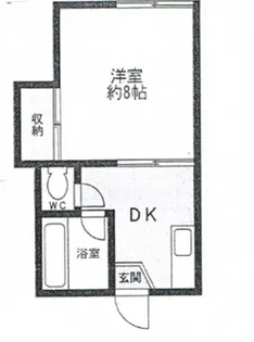 エルフォルグ北里【1階】の間取り