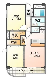 ヴェルハイム【5階】の間取り