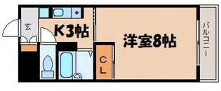 カーサ幸【2階】の間取り