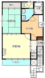 サンベール山岸A【2階】の間取り