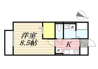 東京都東久留米市本町1【アパート】の間取り