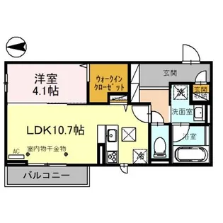 D-SOUTH【1階】の間取り